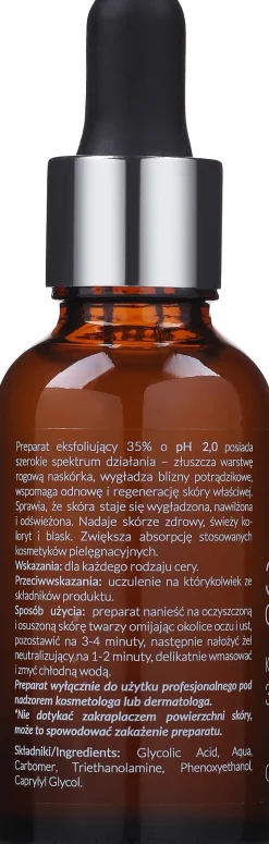 35% Glykolsäure für alle Hauttypen