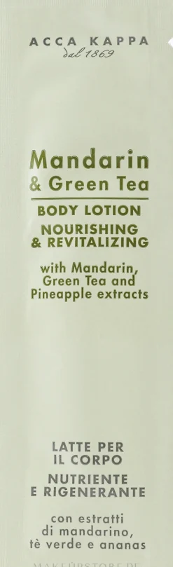 Acca Kappa Mandarin & Grean Tea Body Lotion