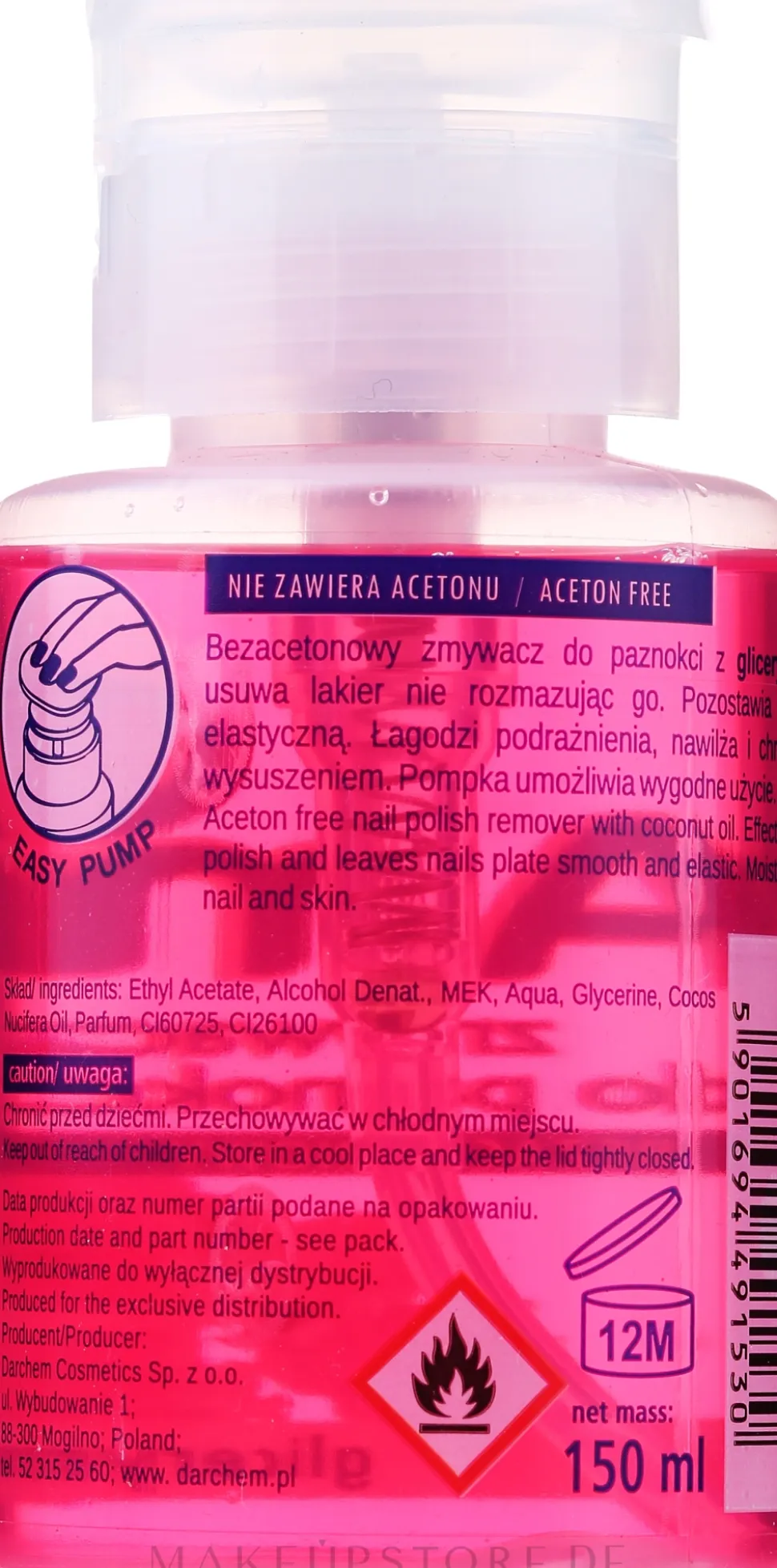 Acetonfreier Nagellackentferner mit Glycerin