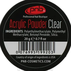 Acrylpuder transparent