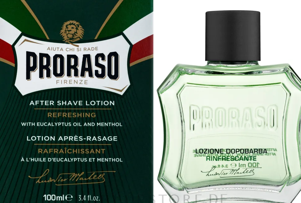 After Shave Lotion mit Menthol und Eukalyptus