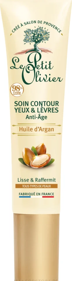 Anti-Aging Augen- und Lippencreme mit Bio-Arganöl
