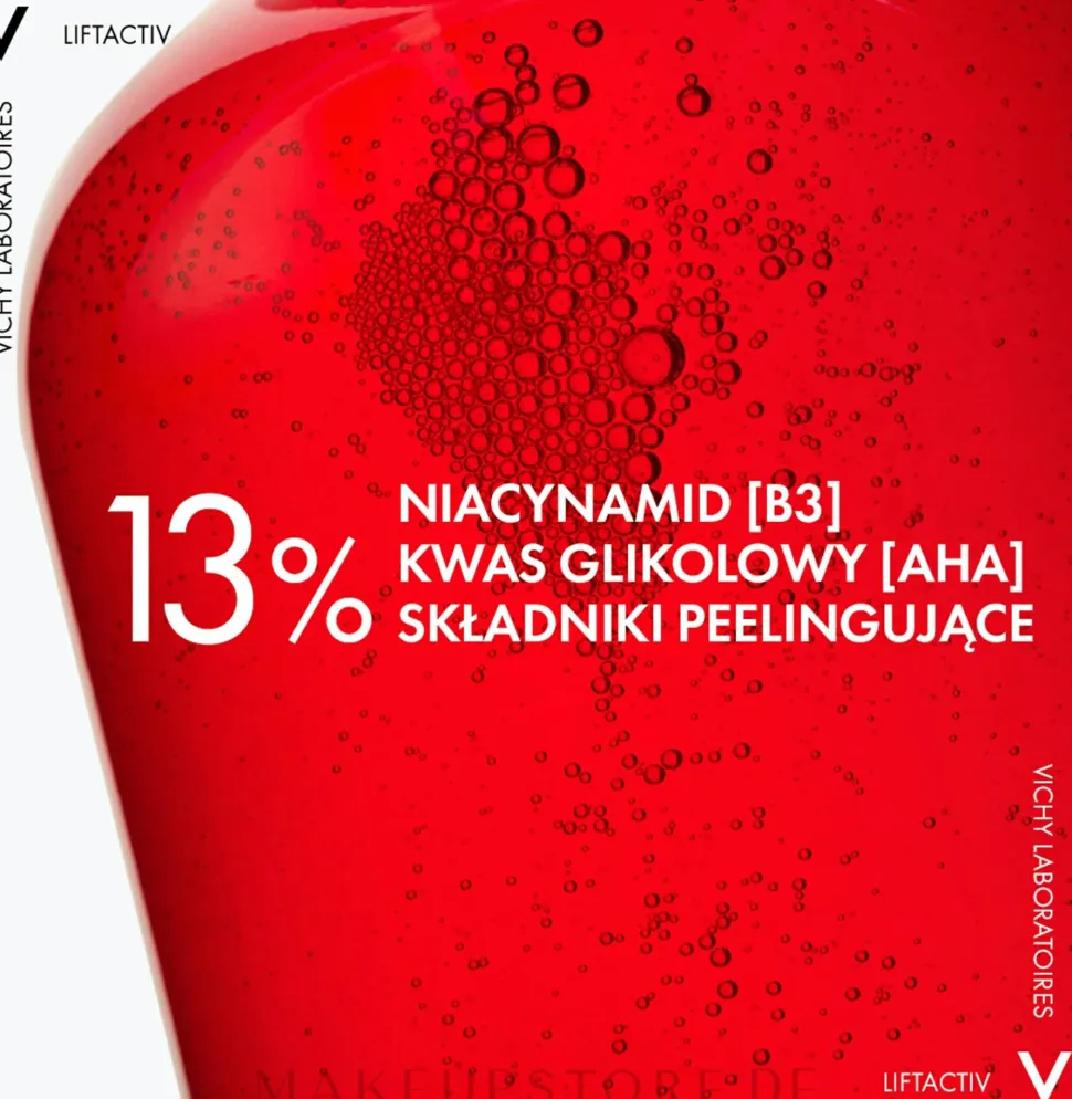 Anti-Aging Gesichtsserum gegen Pigmentflecken und Falten mit Niacinamid und Glykolsäure