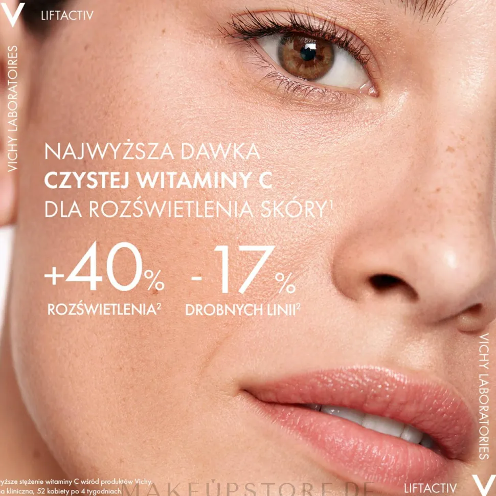 Anti-Aging Gesichtsserum mit 15% purem Vitamin C, Vitamin E, Pycnogenol und Hyaluronsäure
