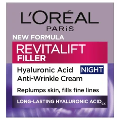 Anti-Aging Nachtcreme mit Faltenauffüll-Effekt