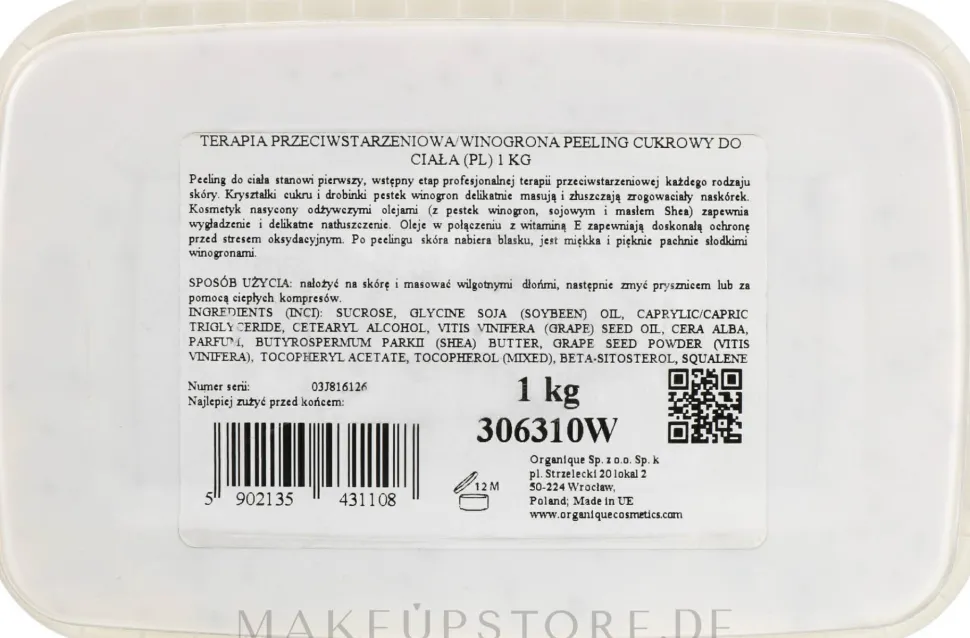 Anti-Aging Zuckerpeeling für den Körper