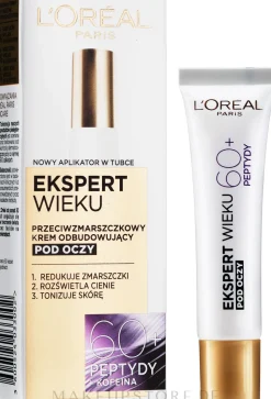 Anti-Aging-Augencreme mit Peptiden und Koffein 60+
