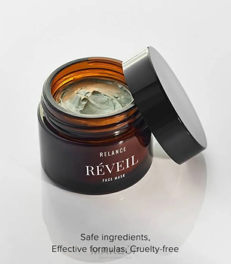 Anti-Aging-Gesichtsmaske mit blauem Ton und Meereskollagen