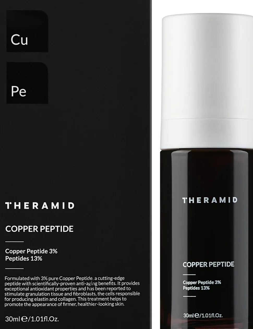 Anti-Aging-Serum mit Kupferpeptiden für das Gesicht