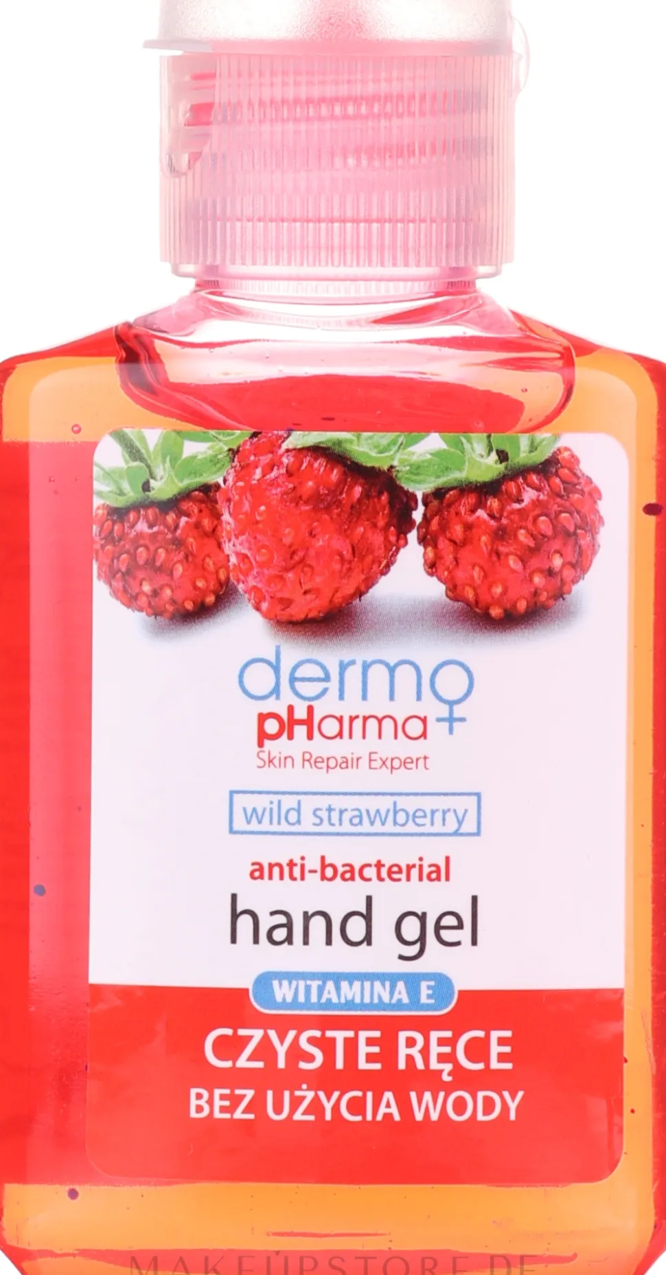 Antibakterielles Handgel Erdbeere