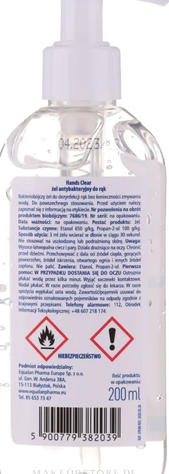 Antibakterielles Handreinigungsgel mit Hyaluronsäure