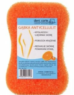 Anti-Cellulite Badeschwamm orange