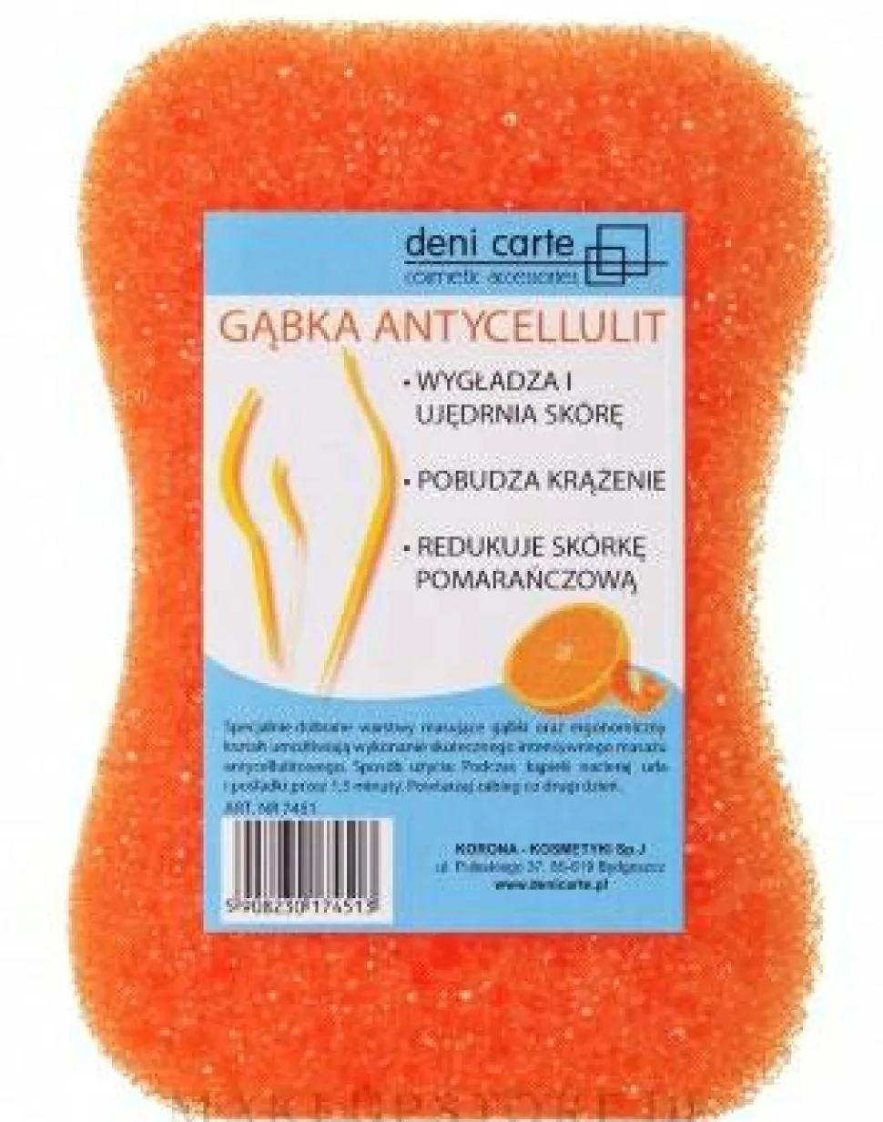 Anti-Cellulite Badeschwamm orange
