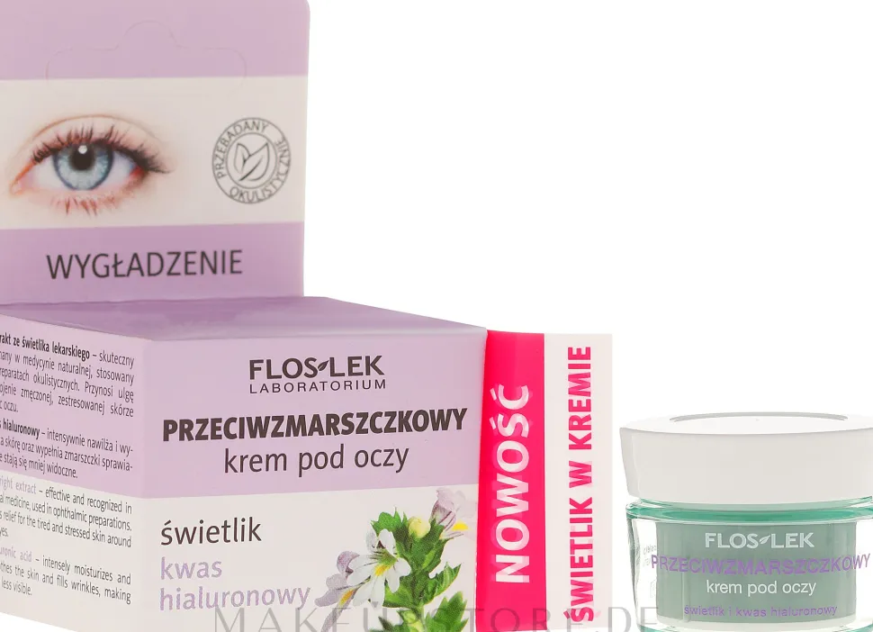 Anti-Falten Augencreme mit Hyaluronsäure