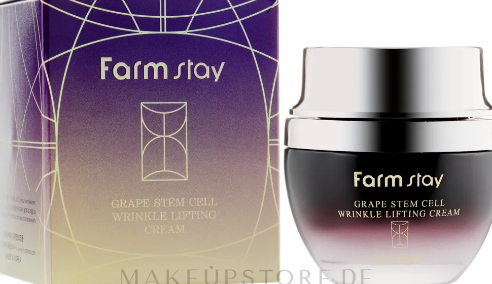 Anti-Falten Liftingcreme für das Gesicht mit Trauben-Phytostammzellen