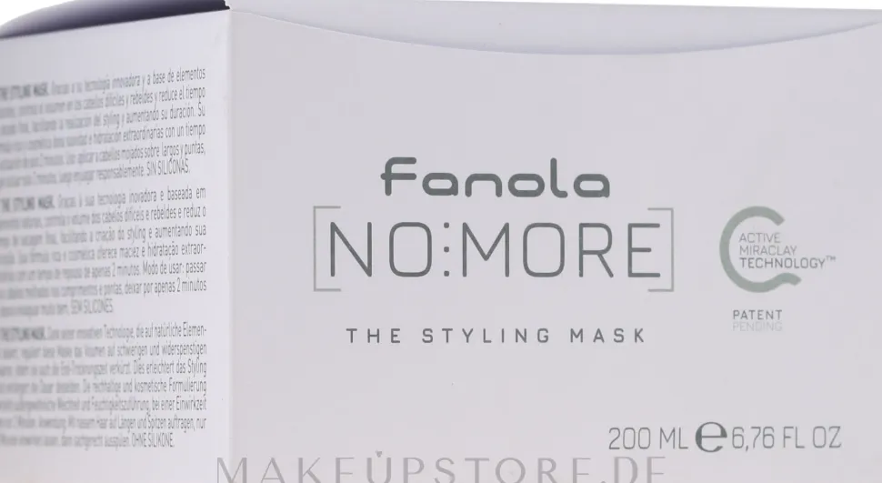 Anti-Frizz Stylingmaske für strapaziertes, widerspenstiges und krauses Haar