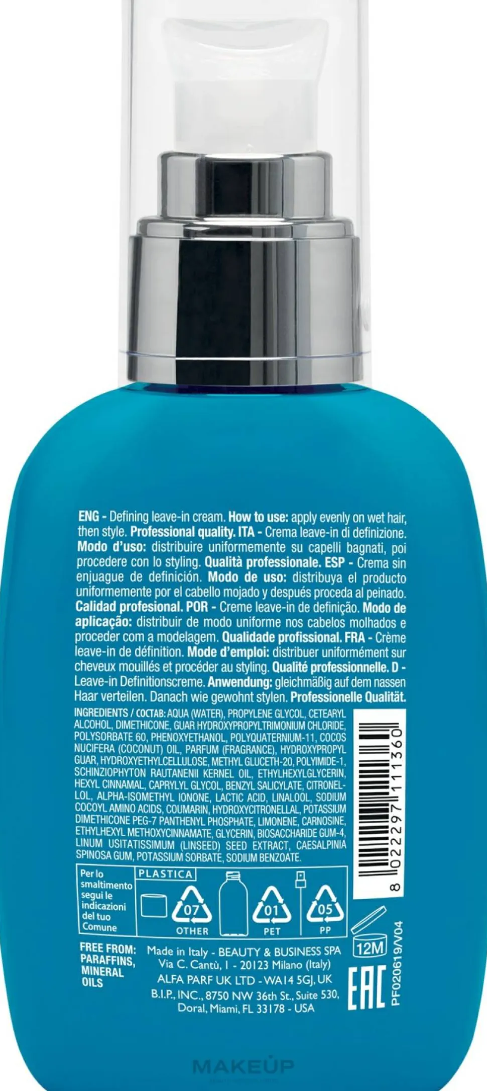 Anti-Frizz-Creme für lockiges Haar