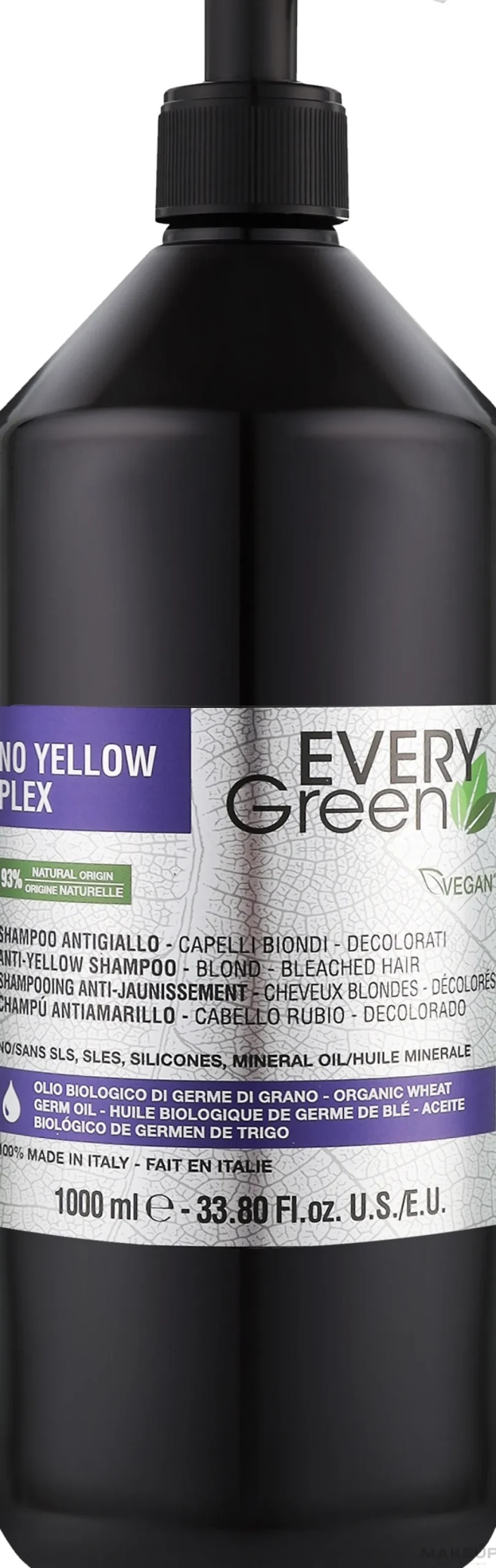 Anti-Gelb-Shampoo für blondes und blondiertes Haar