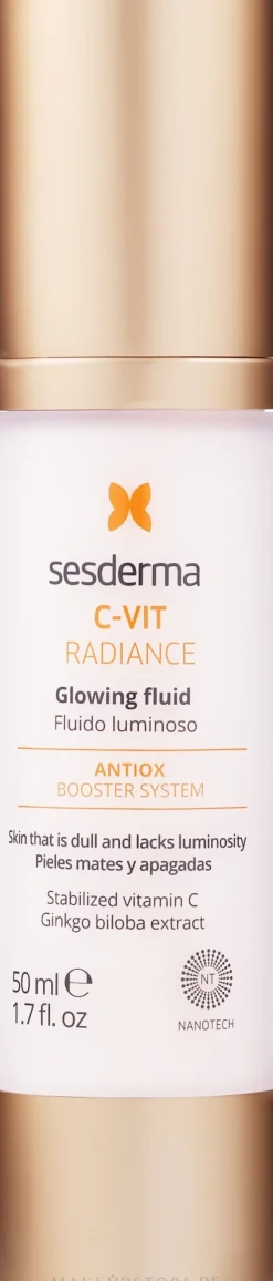 Antioxidatives und Leuchtkraft steigerndes Gesichtsfluid mit Vitamin C