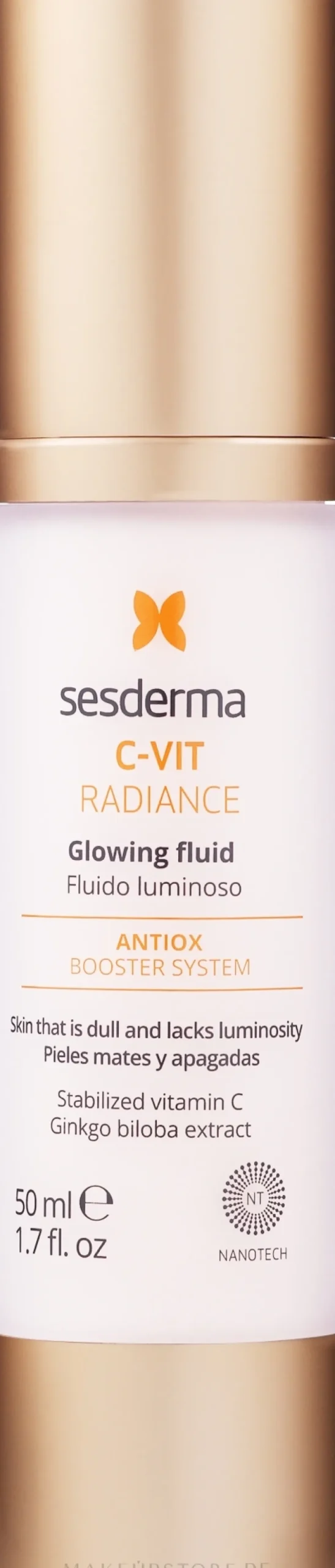 Antioxidatives und Leuchtkraft steigerndes Gesichtsfluid mit Vitamin C