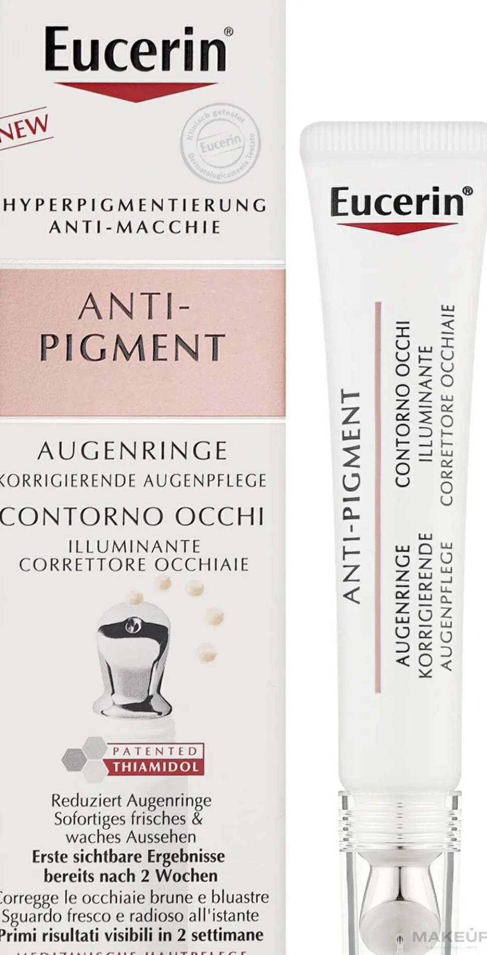Anti-Pigment-Creme für die Haut um die Augen