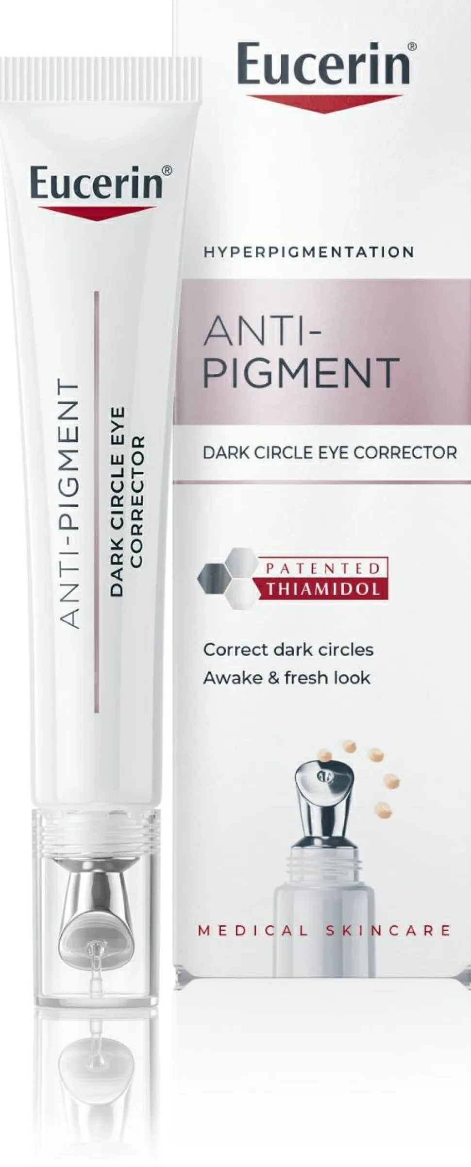 Anti-Pigment-Creme für die Haut um die Augen