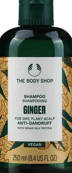 Anti-Schuppen Shampoo mit Ingwer- und Seidenproteinen für trockene und schuppige Kopfhaut