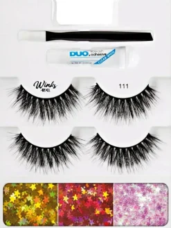 Ardell Dare To Dazzle Lash Kit 111 (lashes/4pc + clay/1g + appl/1pcs + acc)