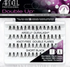 Ardell Double Up Knot Free Double Flares Black Short