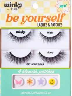 Ardell Winks Be Yourself Lashes & Patches Wish + Vibez (lashes/4pc + patches/4pc)