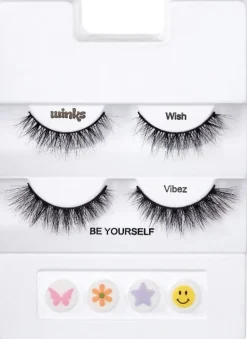Ardell Winks Be Yourself Lashes & Patches Wish + Vibez  (lashes/4pc + patches/4pc)