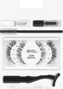Ardell X-Tended Wear Lash System 105 (lashes/4pcs + clay/1ml + rem/1ml + appl/1pcs + brush/1pcs)