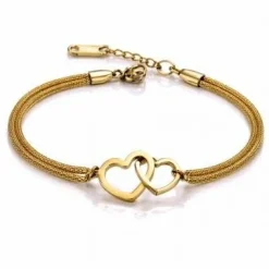 Armband aus Chirurgiestahl, 14 Karat, BST1693
