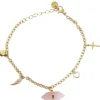 Armband aus Edelstahl mit Vergoldung, BST1407R
