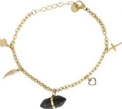 Armband aus rostfreiem Stahl mit Vergoldung, BST1407CZ
