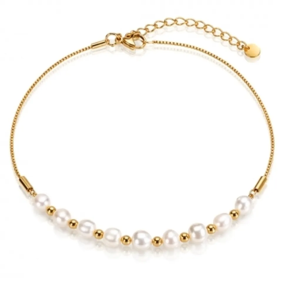 Armband aus rostfreiem Stahl, 14 Karat, BST1607