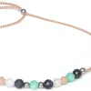 Armband mit Amazonit, Angelit, Mondstein und Saphir