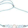Armband mit Aquamarin und Süßwasserperlen