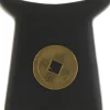 Aromalampe Münze schwarz