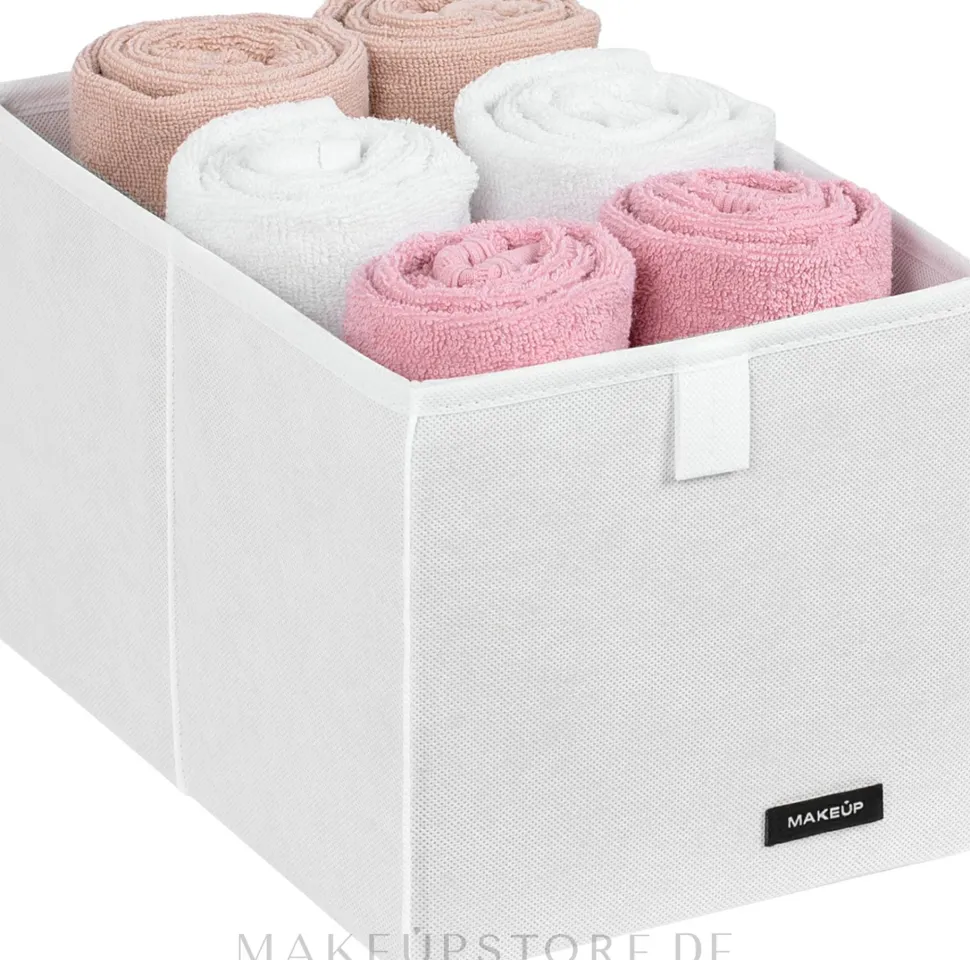 Aufbewahrungs-Organizer M weiß 30x19x19 cm Home