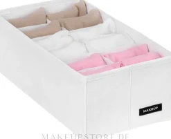 Aufbewahrungs-Organizer mit 12 Fächern weiß 30x15x10 cm Home