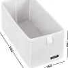 Aufbewahrungs-Organizer S weiß 34x16x16 cm Home