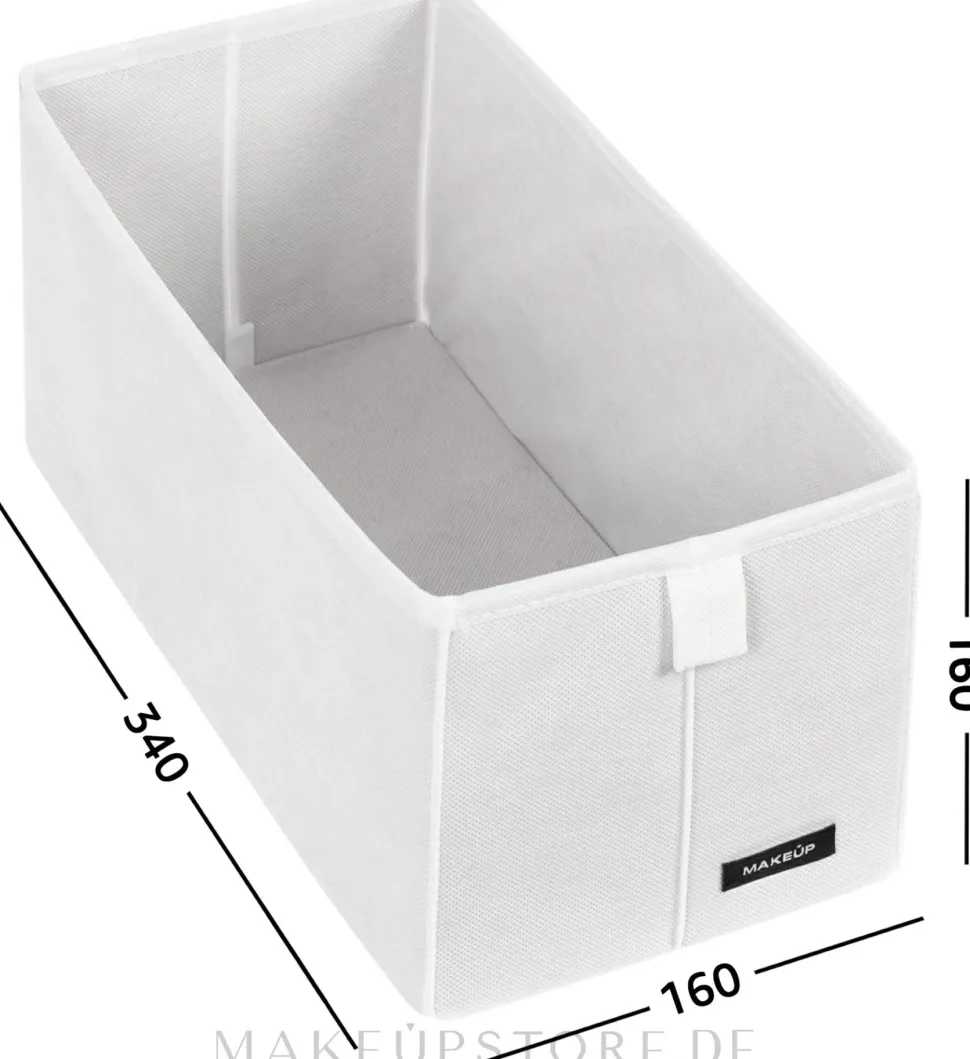 Aufbewahrungs-Organizer S weiß 34x16x16 cm Home