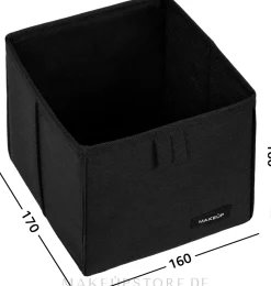 Aufbewahrungs-Organizer XS schwarz 17x16x16 cm Home