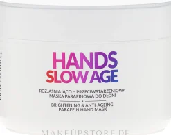 Aufhellende Anti-Aging Handmaske mit Paraffin gegen Pigmentflecken