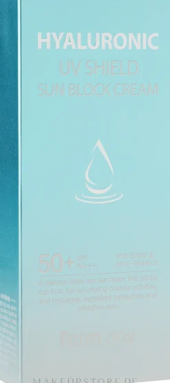 Aufhellende Anti-Falten Sonnenschutzcreme mit Hyaluronsäure SPF 50+