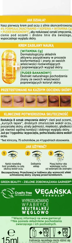 Aufhellende Augencreme