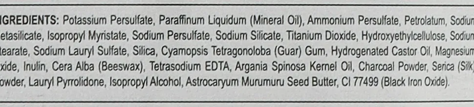 Aufhellende Kohle-Haarpaste