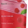 Aufhellende Körpermaske mit Himbeeren
