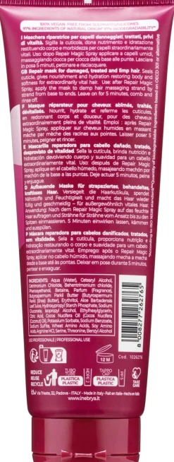 Aufhellende und revitalisierende Haarmaske mit Aloe Vera und Sheabutter